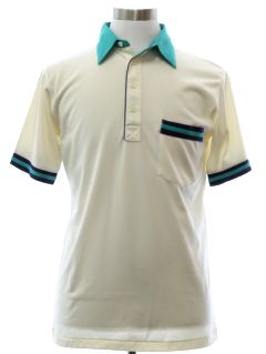 1980's Mens Totally 80s Polo Shirt