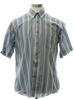 1980's Mens Totally 80s Preppy Shirt