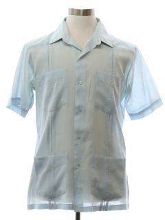 1980's Mens Guayabera Shirt