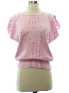 1980's Womens Totally 80s Sweater Top