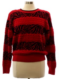 1980's Womens Totally 80s Sweater