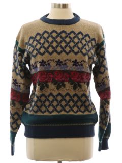 1980's Womens Totally 80s Ski Sweater