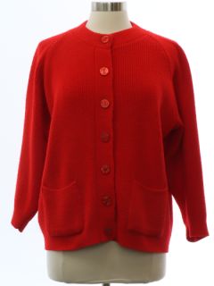 1960's Womens Mod Cardigan Sweater