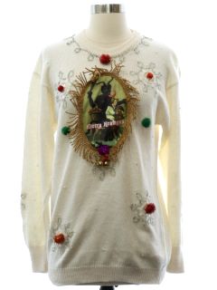 1980's Womens Krampus Ugly Christmas Sweater