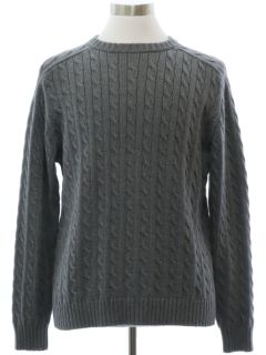 1990's Mens Cable Knit Sweater