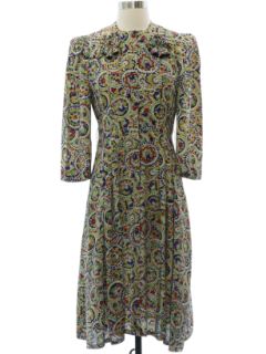 1940's Womens Fab Forties Dress