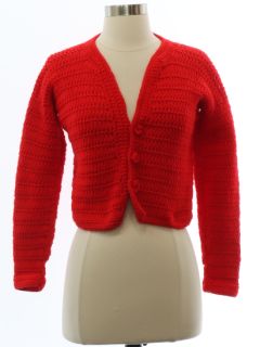 1980's Womens Cardigan Sweater