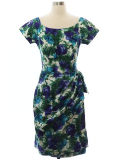 1950's Womens Paradise Hawaiian Dress