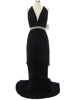 1990's Womens Victoria Royal Prom Or Cocktail Maxi Dress