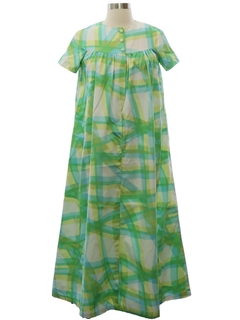 1970's Womens A-Line Lounge Dress