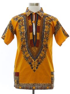 1970's Mens Dashiki Shirt