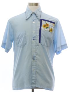 1970's Mens Leisure Style Hippie Shirt