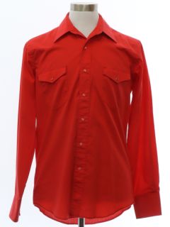 1980's Mens Wrangler Western Shirt