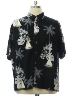 1990's Mens Rayon Hawaiian Shirt