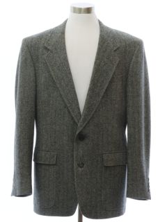 1980's Mens Wool Blazer Sport Coat Jacket