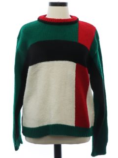 1980's Mens Totally 80s Cosby Style Sweater