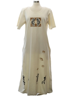 1980's Womens Maxi Dress