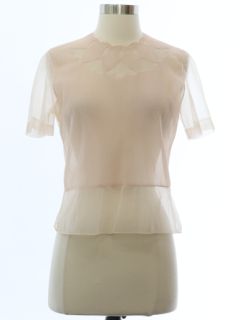 1950's Womens Sheer Shirt