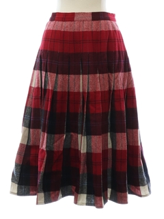 1950's Womens Reversible Wool Skirt