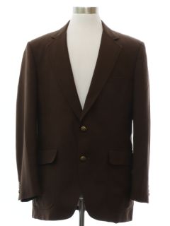 1980's Mens Blazer Style Sport Coat Jacket