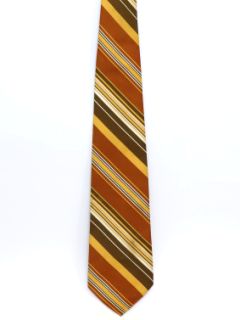 1970's Mens Wide Diagonal Disco Necktie