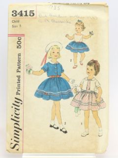 1960's Womens/Childs Pattern