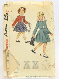 1950's Womens/Childs Pattern