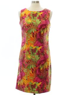 1990's Womens Hawaiian Style Dress