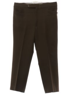 1970's Mens Brown Leisure Pants