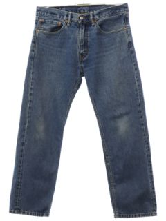 1990's Mens Levis 505 Stone Washed Denim Jeans Pants