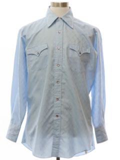 1970's Mens Western Shirt
