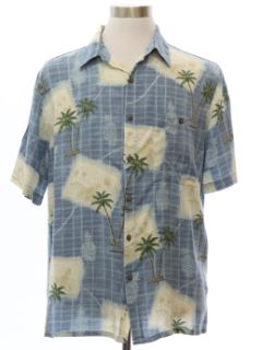 1990's Mens Rayon Hawaiian Shirt