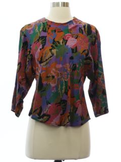 1980's Womens Totally 80s Shirt