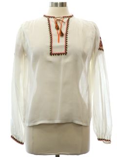 1970's Womens Hippie Shirt