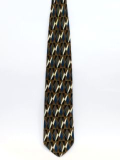 1990's Mens Avanzini Silk Designer Necktie