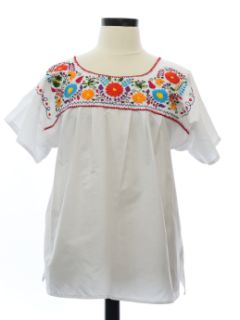 1970's Womens Huipil Shirt