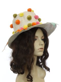 1960's Womens Mod Accessories - Maybelle Marie Birch Designer Hat