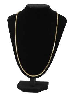 1980's Womens Accessories - Gold Plated Chain Necklace