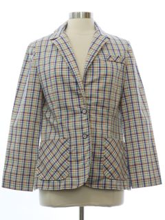 1980's Womens Boyfriend Style Blazer Jacket