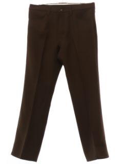 1970's Mens Wrangler Brown Jeans-Cut Pants