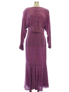 1980's Womens Diane Von Furstenberg Designer Dress