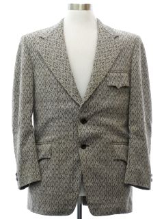 1970's Mens Disco Blazer Style Sport Coat Jacket