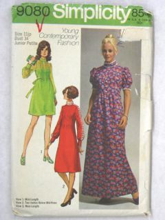 1970's Womens Sewing Pattern