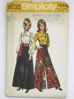 1970's Womens Sewing Pattern