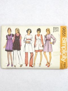 1970's Womens Sewing Pattern