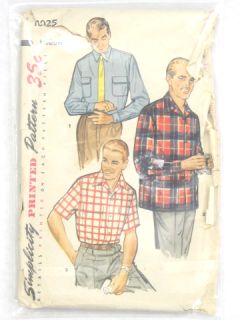 1950's Mens Sewing Pattern