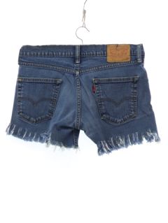 1990's Womens Low Rise Levis 511 Cutoff Denim Jeans Shorts
