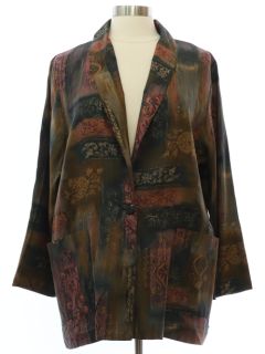 1980's Womens Totally 80s Shirt Jacket