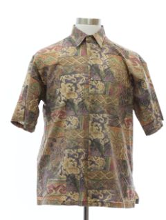 1990's Mens Tori Richard Cotton Lawn Hawaiian Shirt