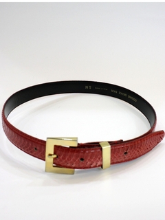 1980's Womens Accessories - Snakeskin Belt